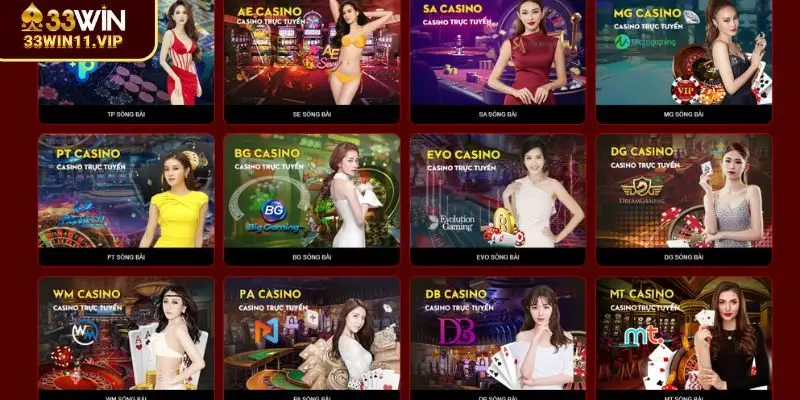 Sảnh game casino đặc sắc thú vị