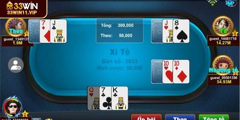 Tính điểm Xì Tố cực dễ cho newbie